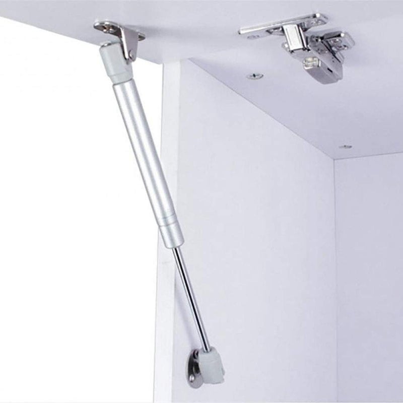 HUA 2Pcs 40N/8.8lb Gas Strut Lift Support Cabinet Door Lift Pneumatic Support(Silver) - Image 3